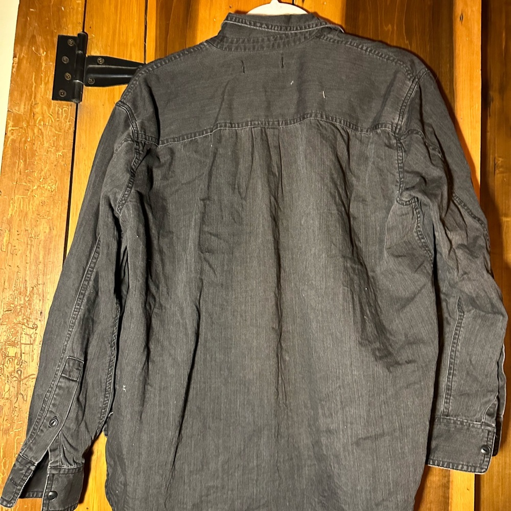 Madewell black button down, women’s